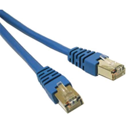 100ft SHIELDED CAT 5E MOLDED PATCH CABLE BLUE